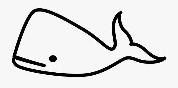 نقاشی نهنگ آسان