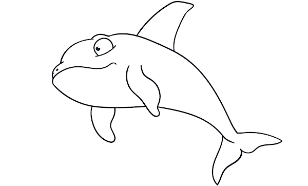 نقاشی نهنگ آسان