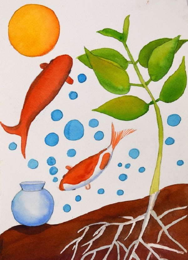 عکس ماهی قرمز کارتونی