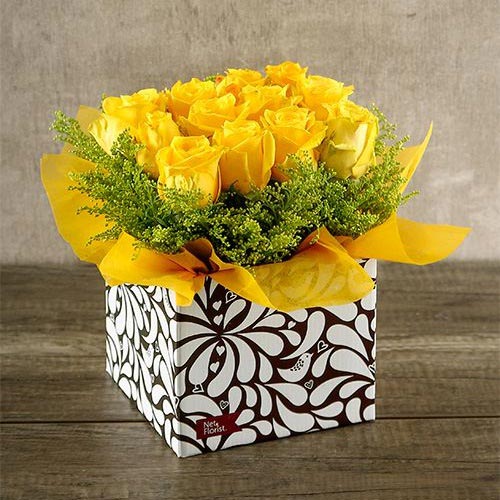 عکس باکس گل رز زرد
