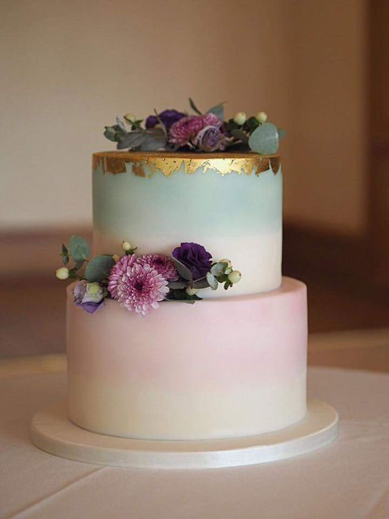 مدل کیک عروسی و نامزدی دو طبقه
