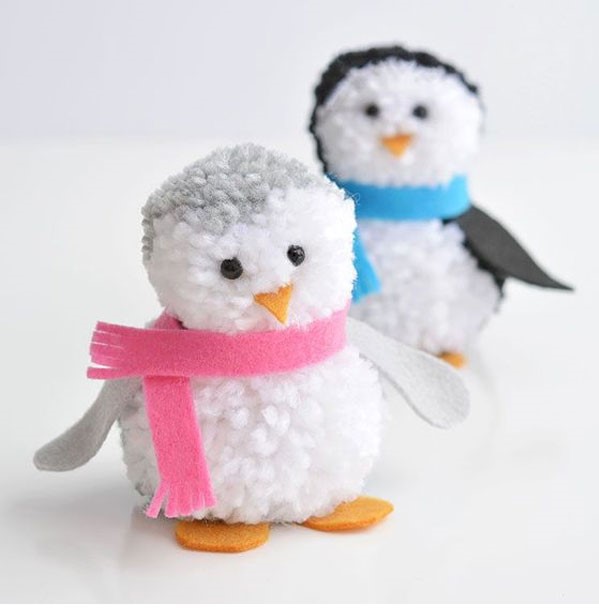 کاردستی عروسک پنگوئن