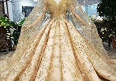 ۲۰ مدل جذاب و جدید از لباس عروس نباتی