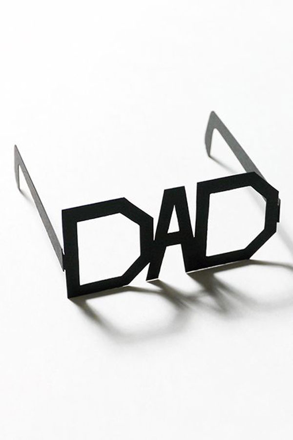 ساخت عینک مقوایی برای کاردستی برای روز پدر