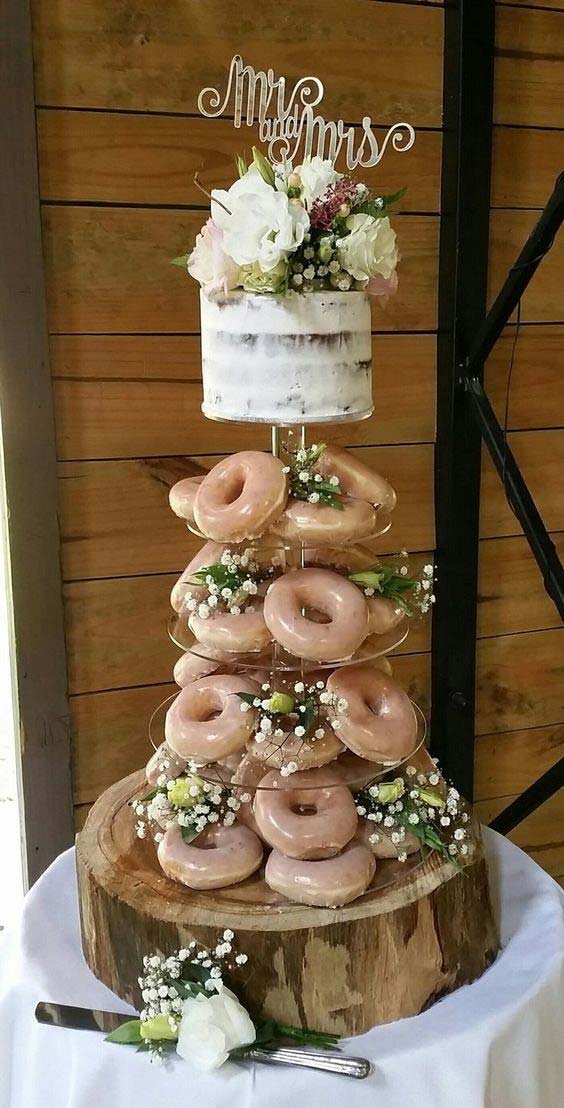 کیک عروسی یک طبقه خامه ای