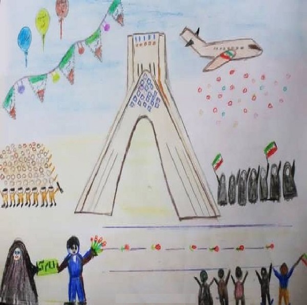 نقاشی درباره انقلاب اسلامی