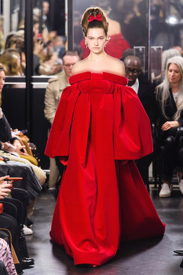 مدل لباس دکلته قرمز دخترانه