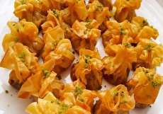 طرز تهیه شیرینی گل انار خوشمزه
