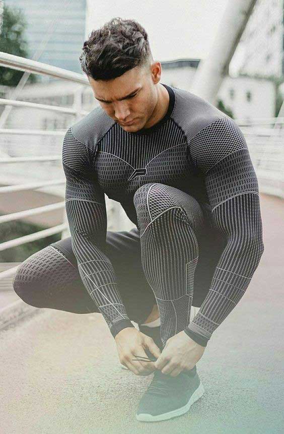 تیشرت آستین بلند مردانه ورزشی
