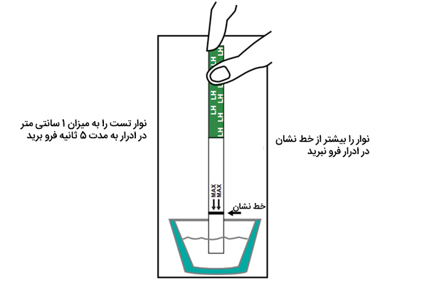 نحوه استفاده از کیت تخمک گذاری