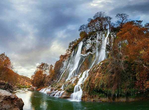 عکس طبیعت بکر آبشار 