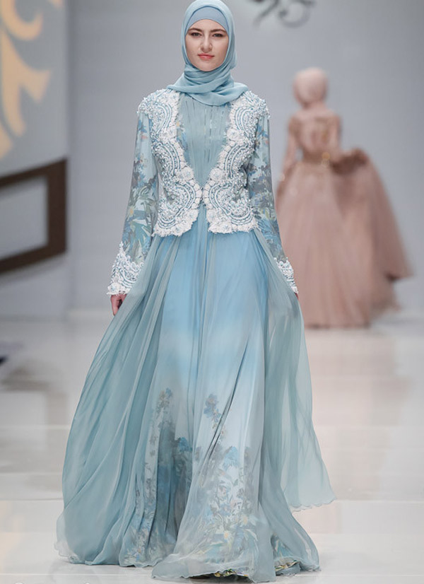 مدل لباس مجلسی با حجاب ترک 2019