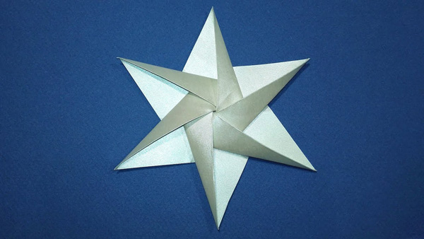 ساخت ستاره اوریگامی به روش آسان