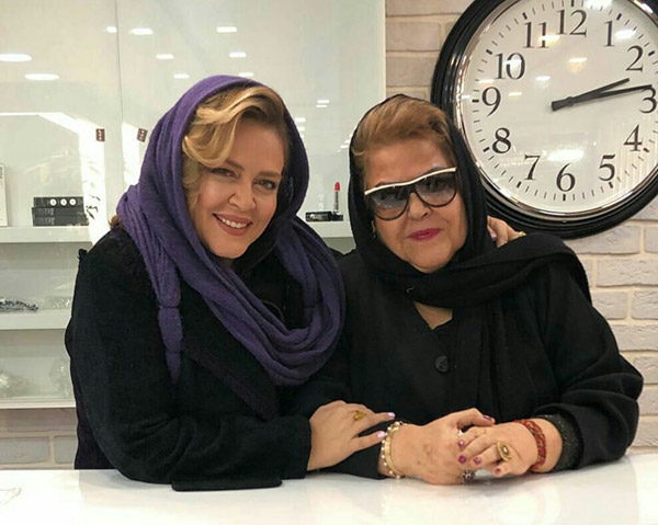 عکس بهاره رهنما و مادرش