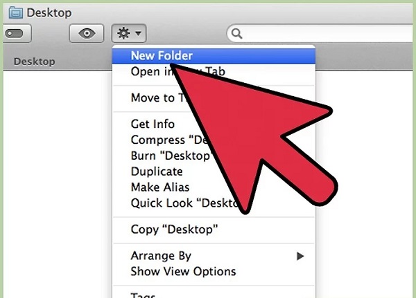 ایجاد فایل زیپ در  Mac OS X 1