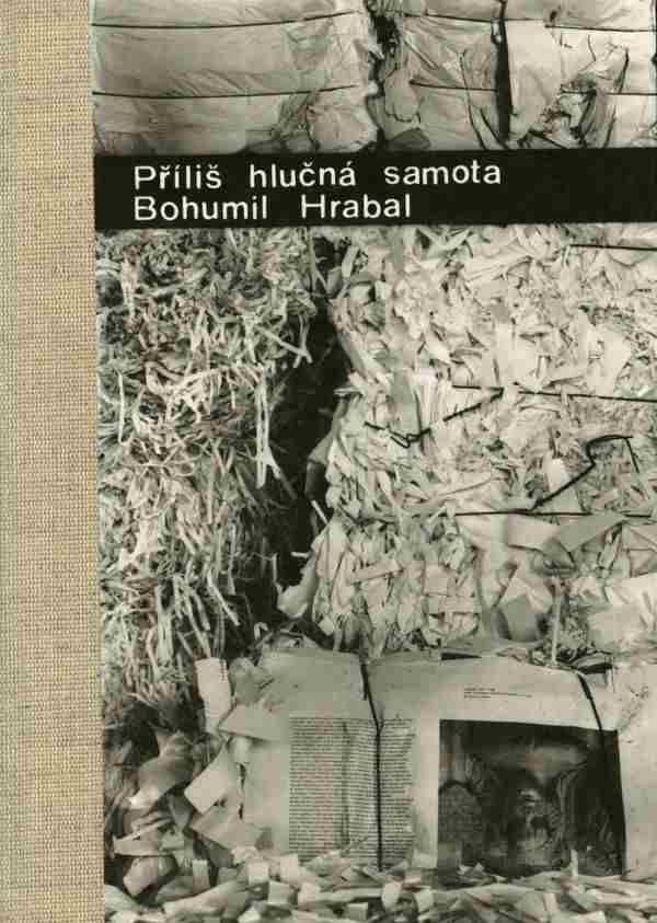 عکس روی جلد اولین چاپ کتاب تنهایی پرهیاهو اثر بهومیل هرابال