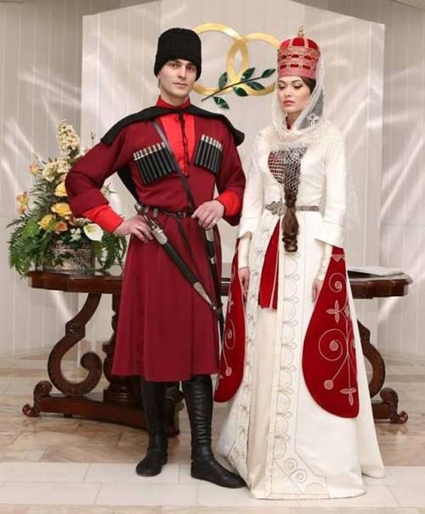 لباس محلی آذری عروس و داماد