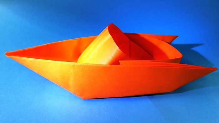 آموزش ساختن اوریگامی قایق
