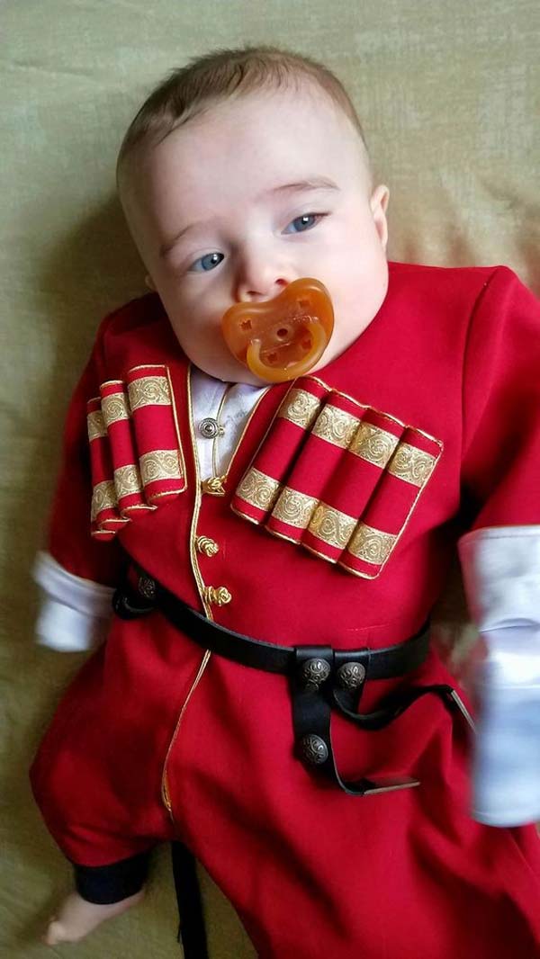 لباس محلی آذری نوزادی پسرانه