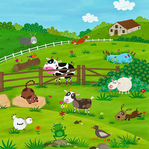 نقاشی حیوانات مزرعه