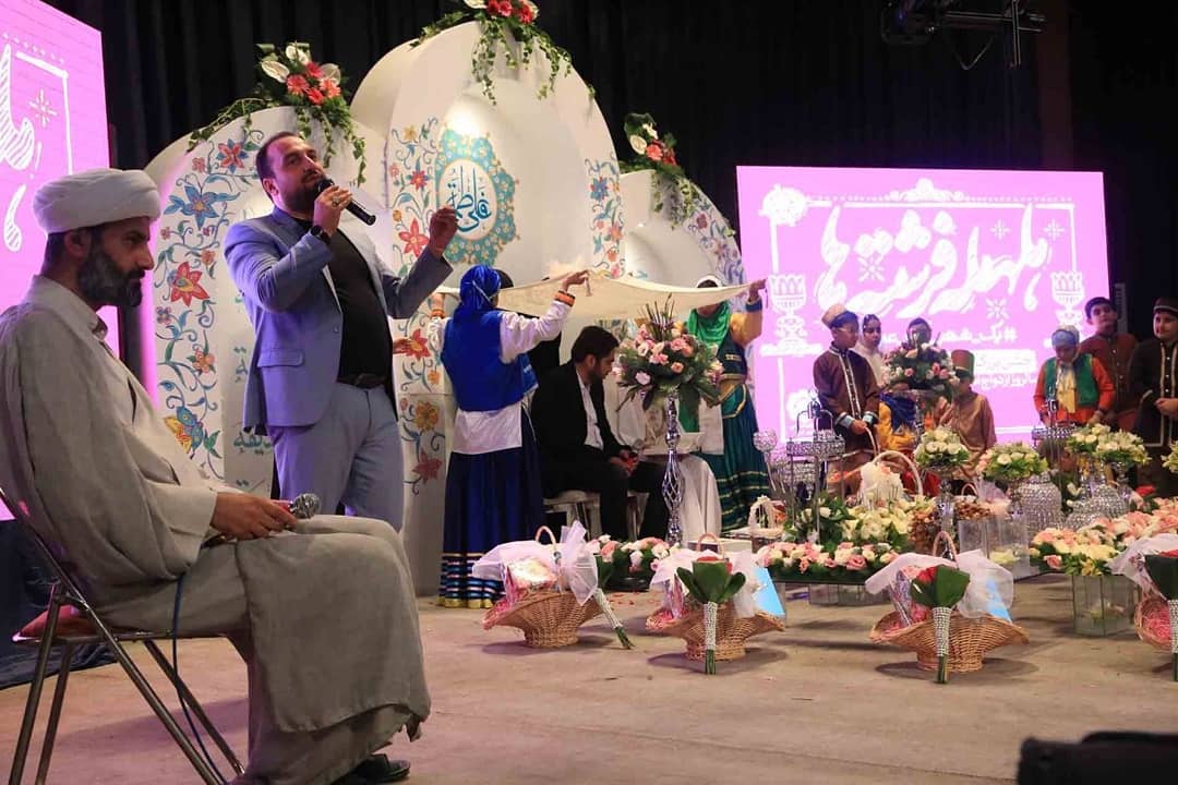 بشیر حسینی در یک عروسی مختلط در کرج (عکس)