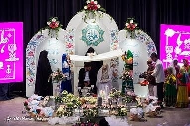 بشیر حسینی در یک عروسی مختلط در کرج (عکس)
