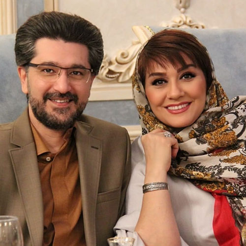 امیرحسین مدرس و همسرش