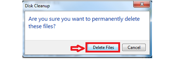 حذف فایل های موقتی سیستم
