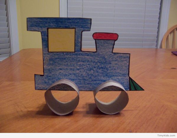  ساخت کاردستی قطار کوچک