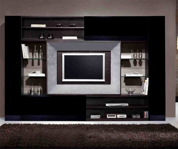 تزیین دیوار پشت تلویزیون  مناسب دکوراسیون داخلی سبک مدرن