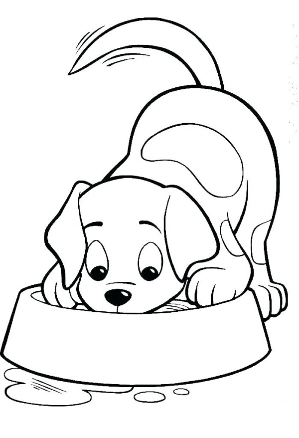 نقاشی سگ برای کودکان