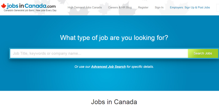 سایت jobsincanada.com
