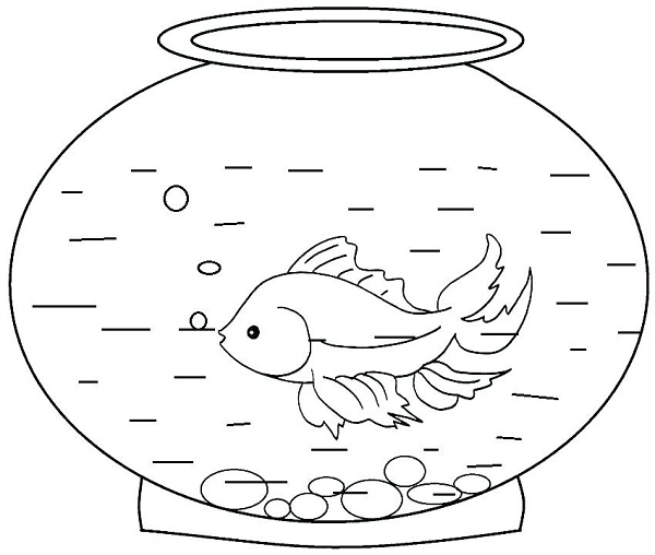 نقاشی ماهی تنگ برای کودکان