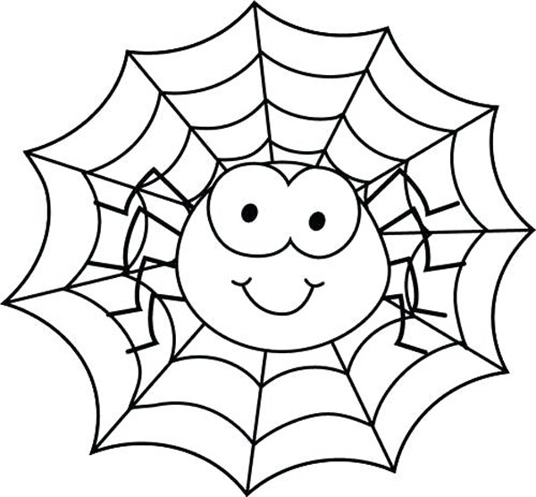 نقاشی عنکبوت با نمک و تارش برای کودکان برای رنگ‌آمیزی