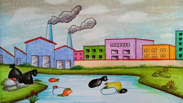  نقاشی آلودگی هوا و محیط زیست