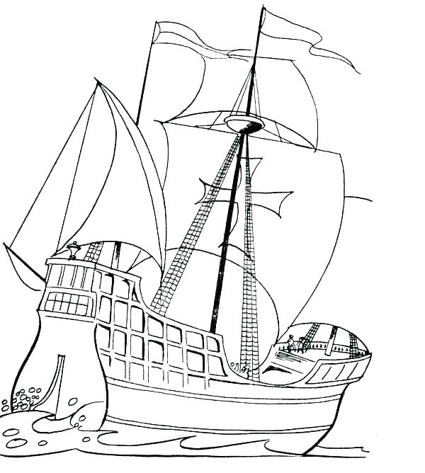 نقاشی کشتی برای رنگ آمیزی