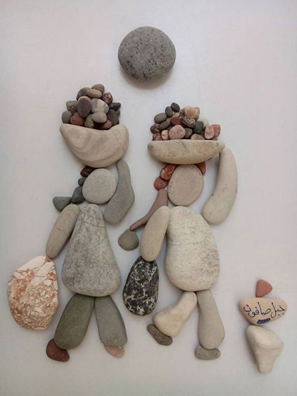 خلاقیت با سنگ؛ زنان روستایی