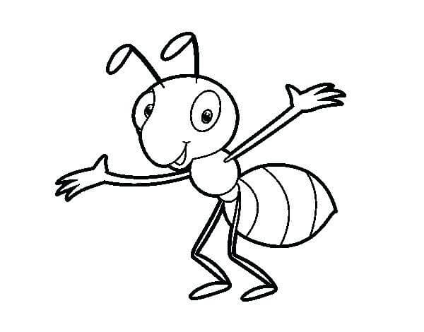 نقاشی مورچه مهربان