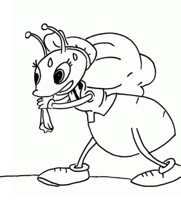نقاشی مورچه برای کودکان