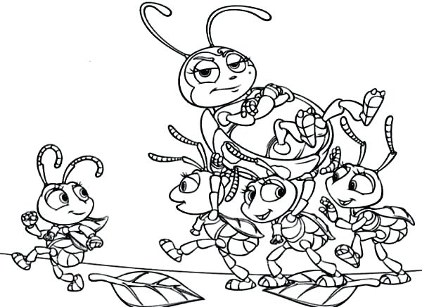 نقاشی مورچه‌های انیمیشن انتز