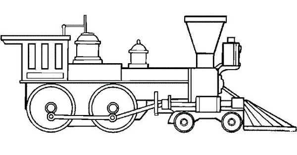 نقاشی قطار قدیمی