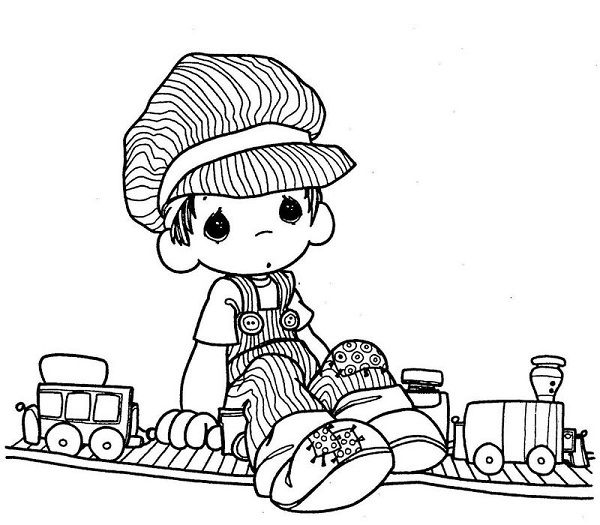 نقاشی قطار برای کودکان