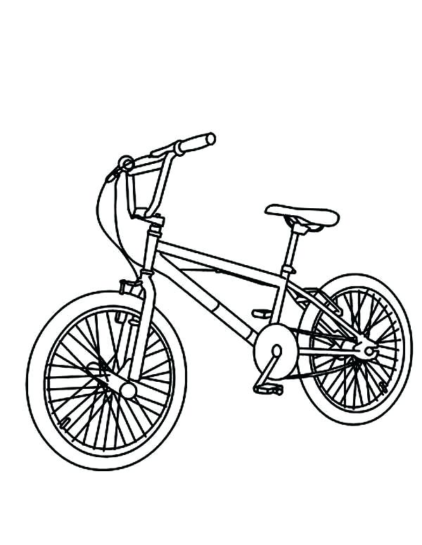 نقاشی کودکانه دوچرخه