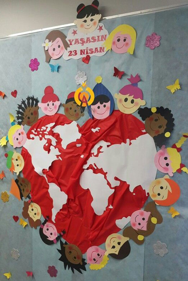 کودکان سراسر جهان برای کاردستی روز کودک