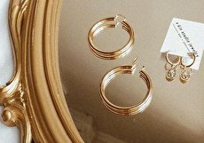 ۲۵ مدل گوشواره حلقه ای زنانه، دخترانه، بچه گانه و نوزادی