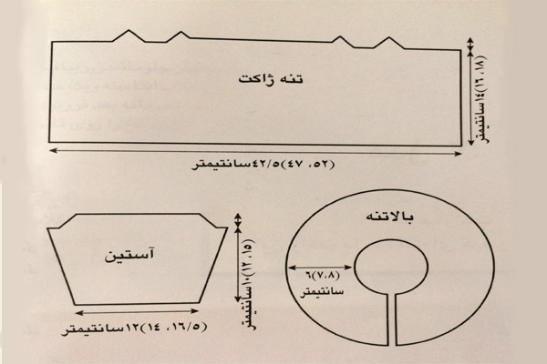 آموزش ژاکت بافتنی نوزاد با قلاب