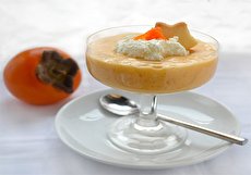 طرز تهیه پودینگ خرمالو به دو روش (با فر و بدون فر)