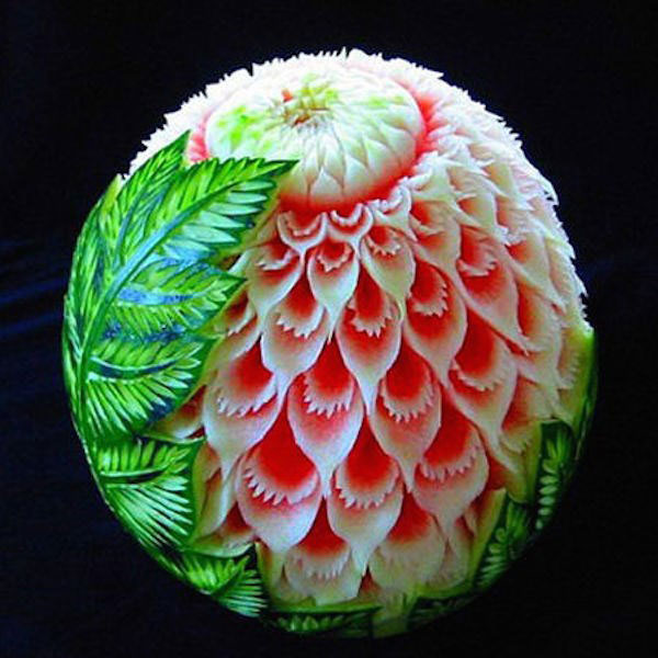 تزیین هندوانه شب یلدا ساده