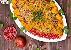 طرز تهیه انار پلو مجلسی، غذایی خوشمزه با تم یلدا