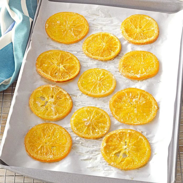 ایده‌های خلاقانه برای تزیین چیپس پرتقال شب یلدا